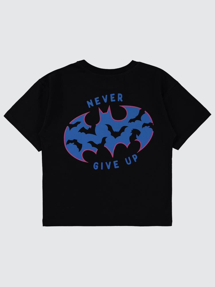 Batman Forever Baskılı 6-9 Yaş Tişört - Siyah