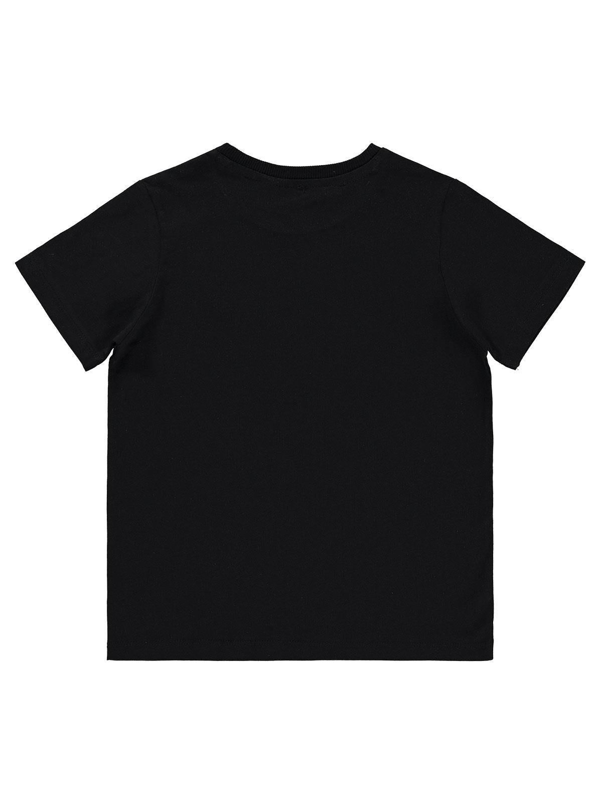 Batman Logolu 6-9 Yaş Tişört - Siyah