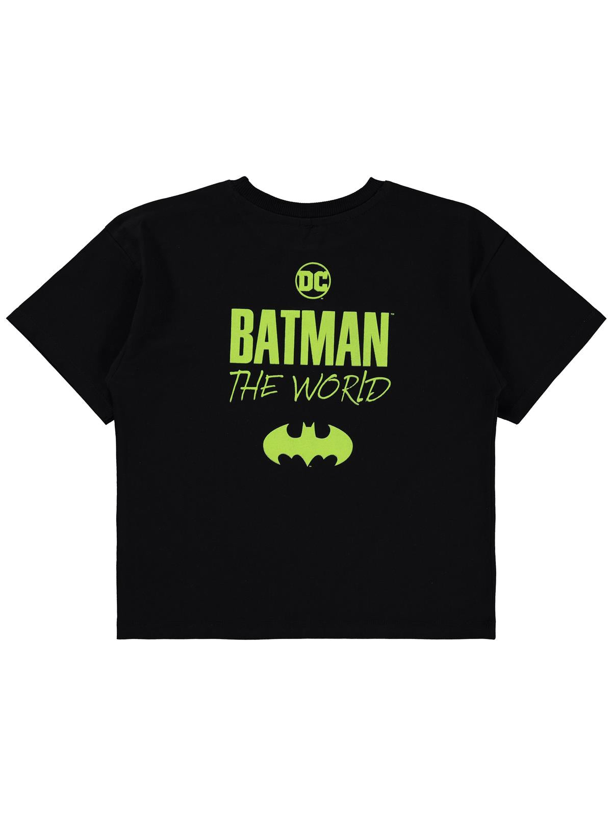 Batman Baskılı 6-9 Yaş Tişört - Siyah