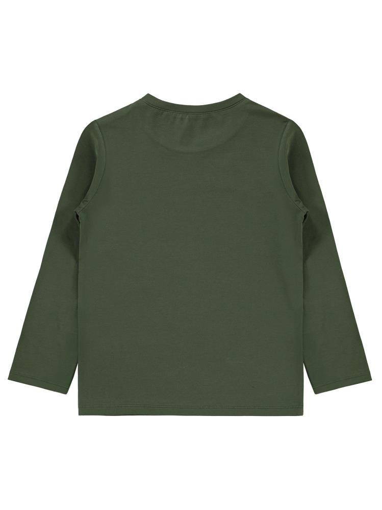 Civil Boys Basic 6-9 Yaş Sweatshirt - Haki