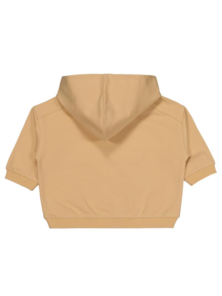 Civil Baby Civil Basic Timeless Kapüşonlu 6-18 Ay Sweatshirt - Kahverengi