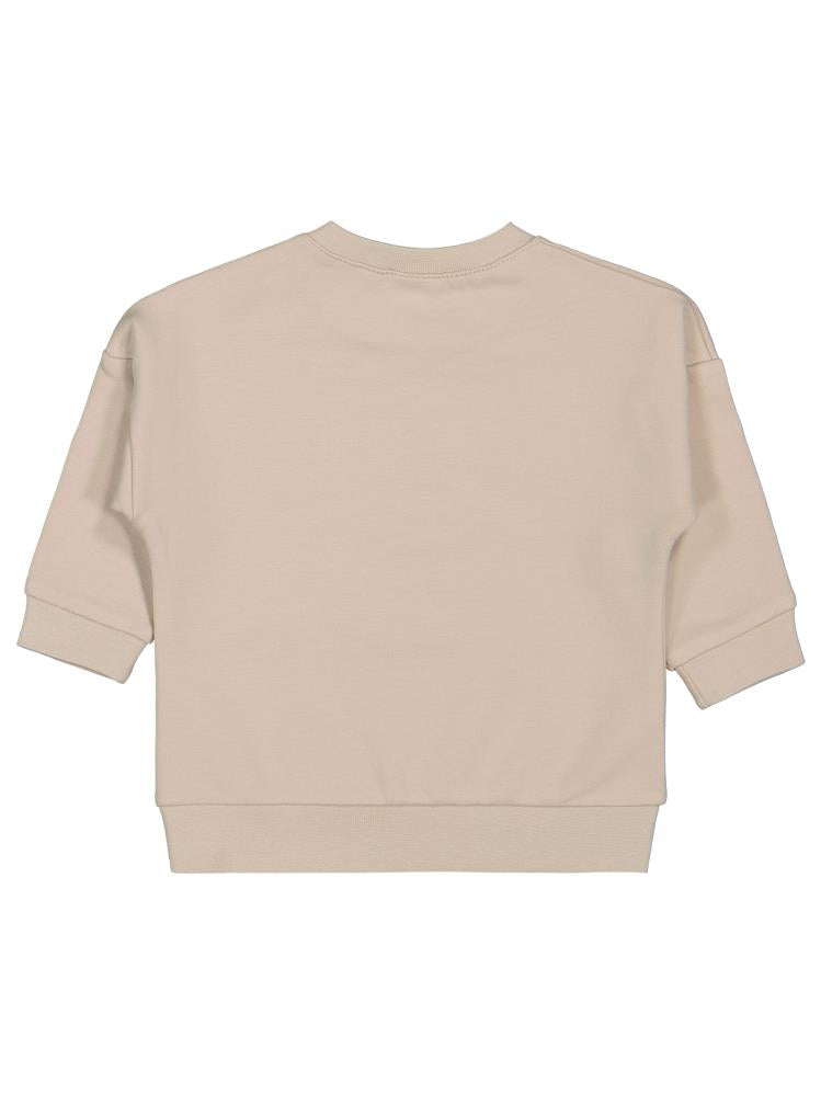 Civil Baby Teddy Baskılı 6-18 Ay Sweatshirt - Bej