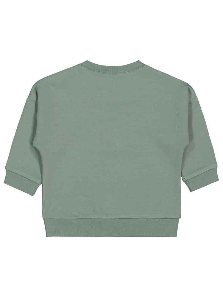 Civil Baby Teddy Baskılı 6-18 Ay Sweatshirt - Yeşil