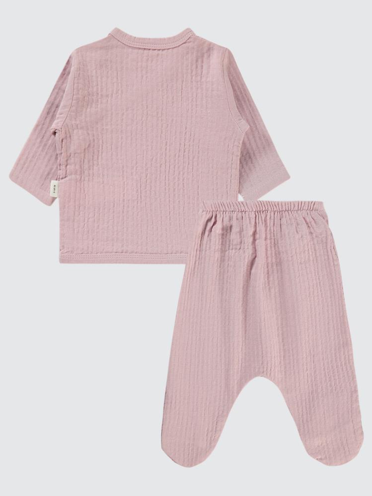 Civil Baby Ayıcık Baskılı Zıbın Takımları - Pembe