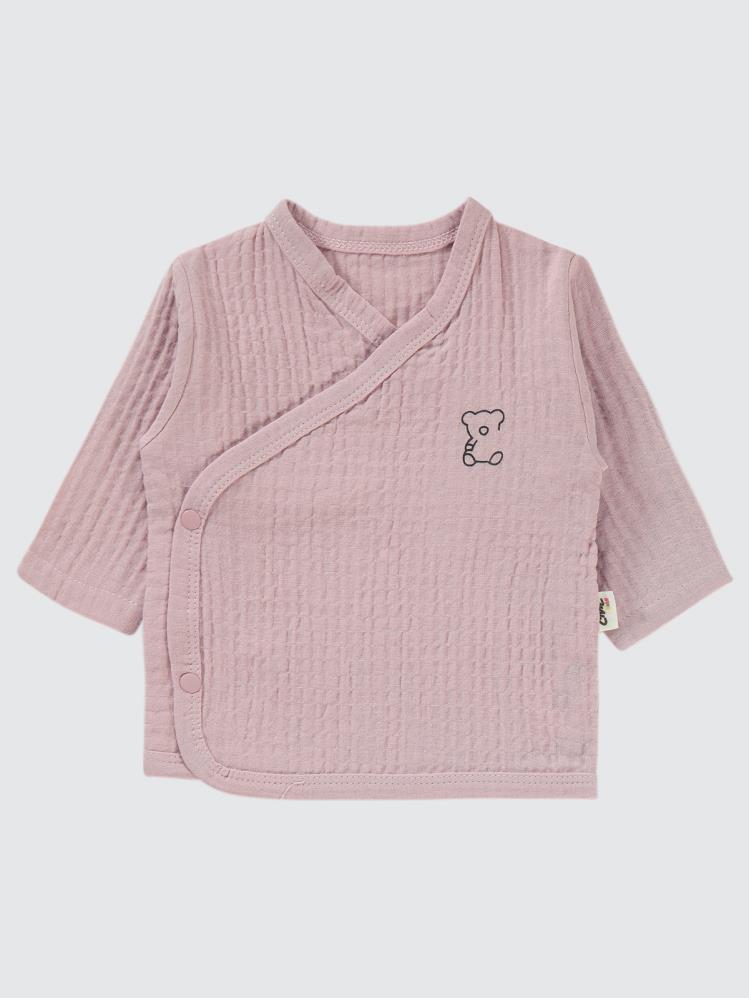 Civil Baby Ayıcık Baskılı Zıbın Takımları - Pembe