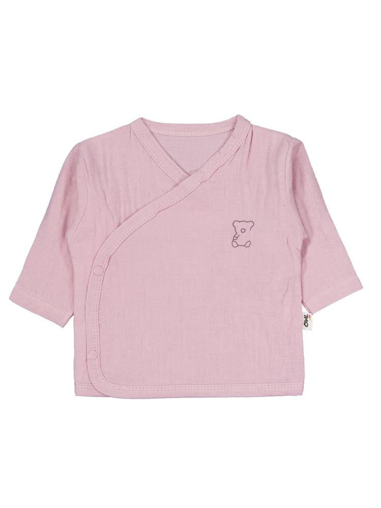 Civil Baby Ayıcık Baskılı Zıbın Takımları - Pembe