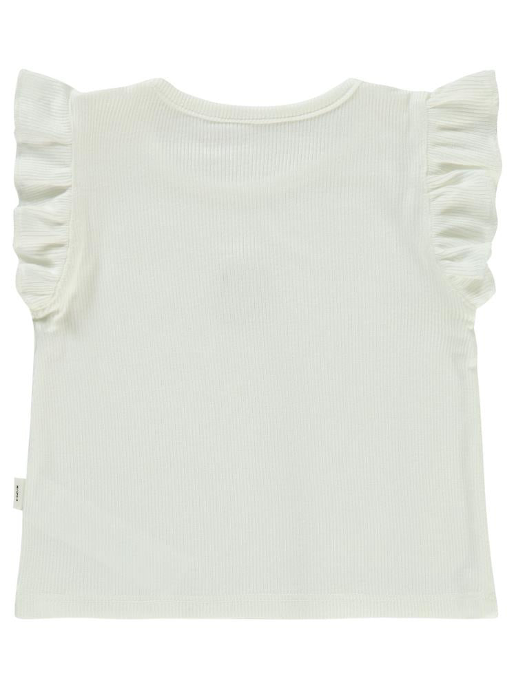 Civil Baby Dikme Aksesuarlı 6-18 Ay Tişört - Ekru