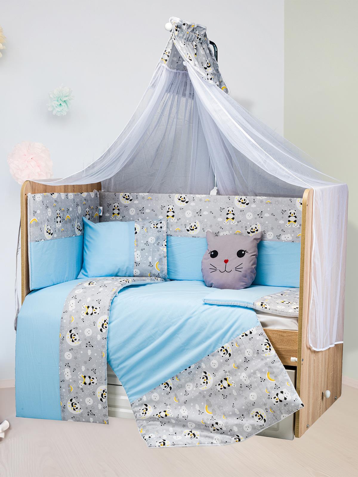 Tofin Vera Uyku Seti 60x120 cm - Mavi