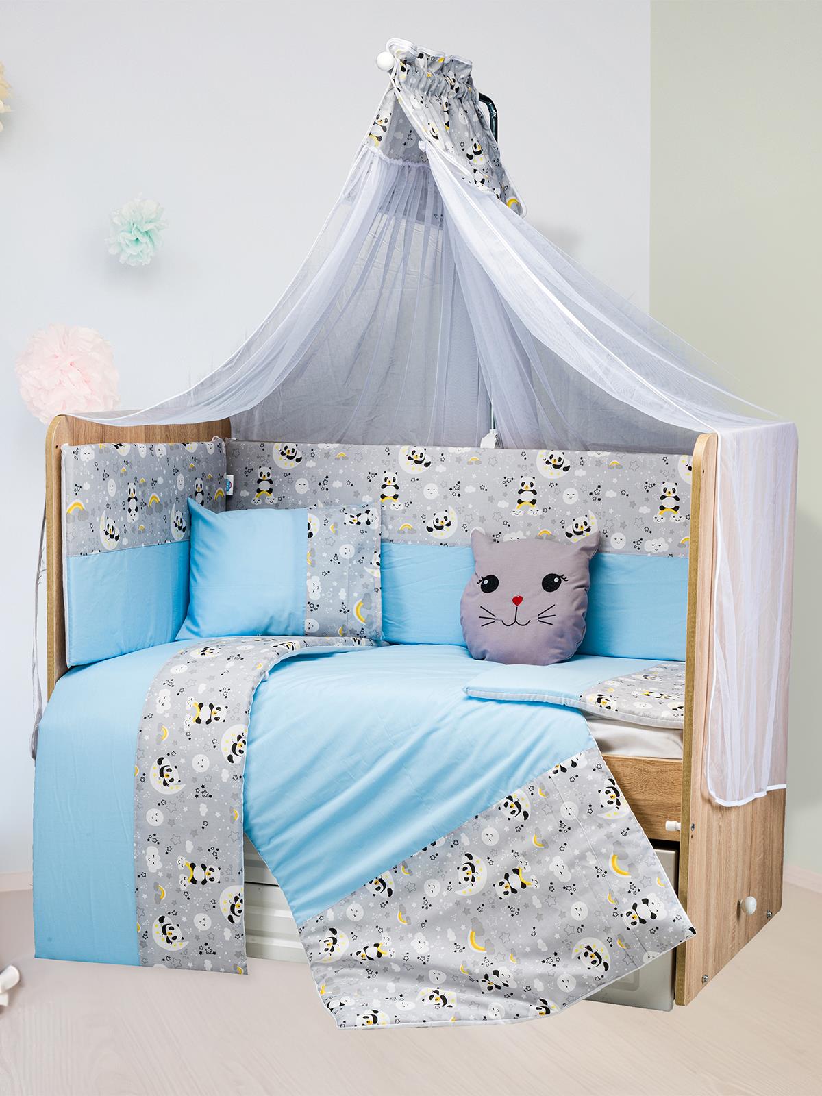 Tofin Vera Uyku Seti 70x130 cm - Mavi