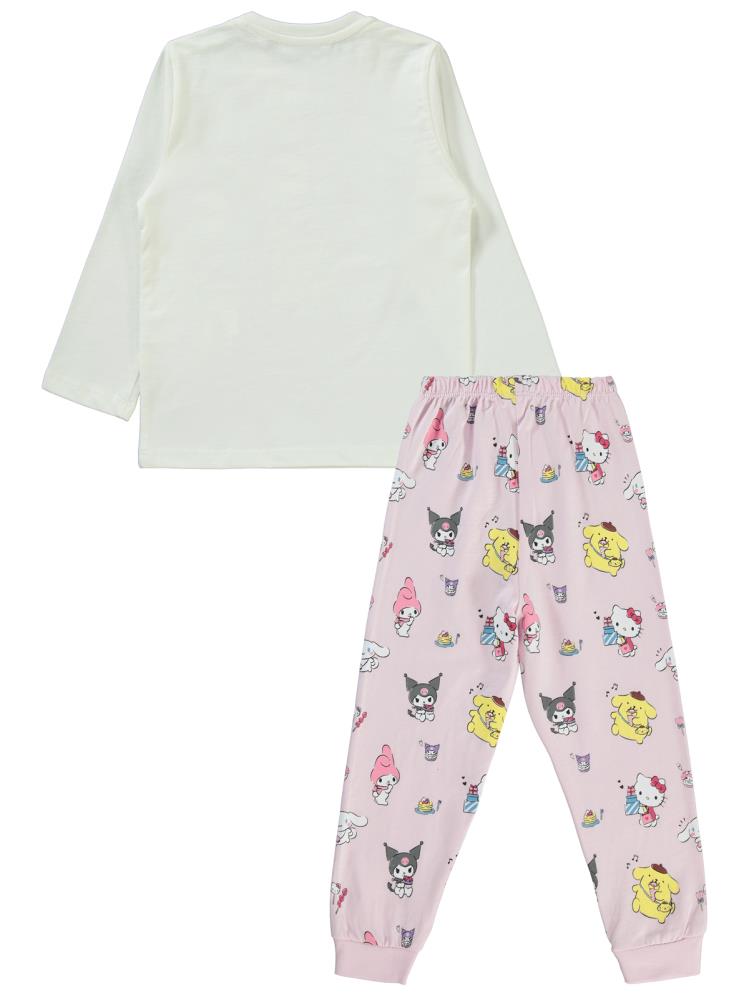 Kuromi 2-5 Yaş Pijama Takımı - Ekru
