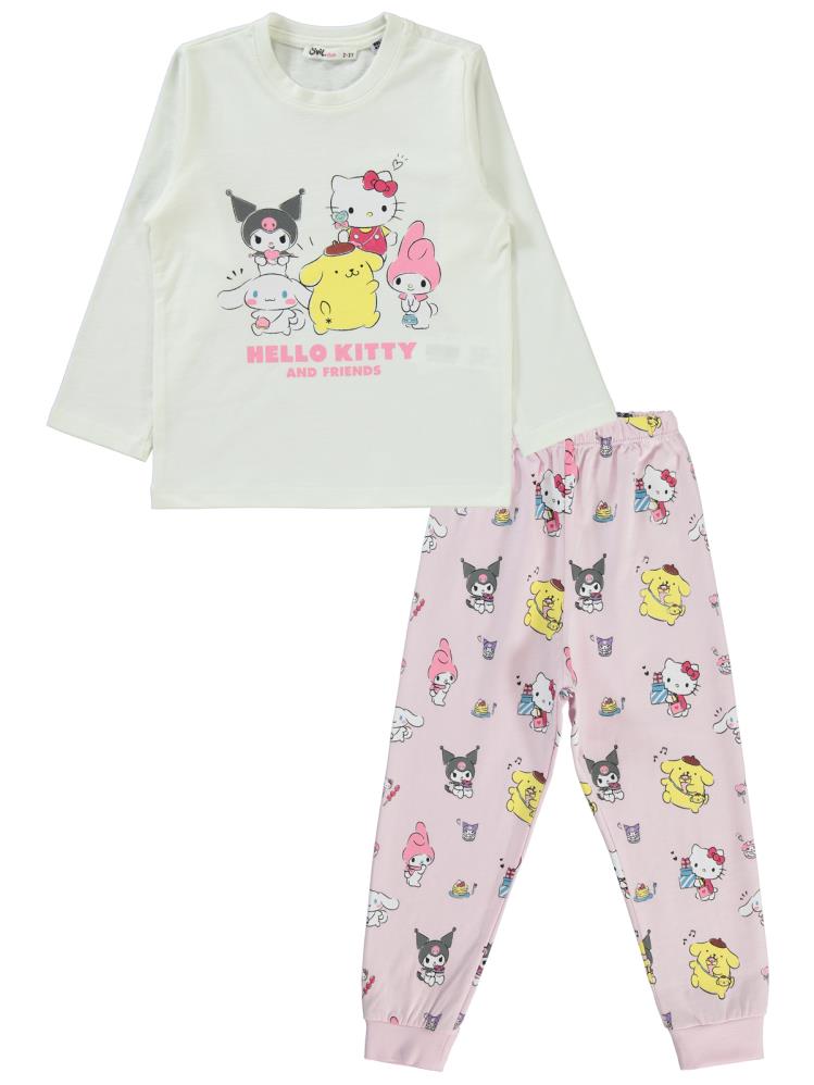 Kuromi 2-5 Yaş Pijama Takımı - Ekru