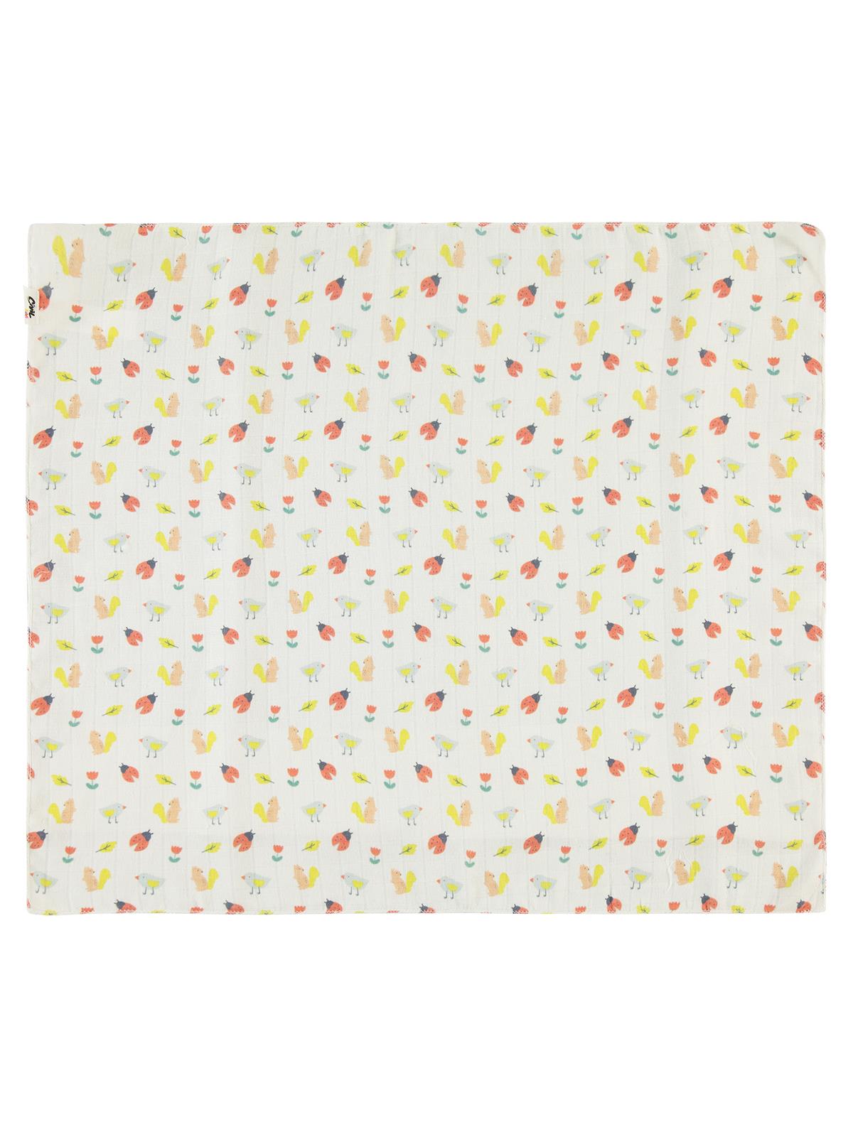 Civil Baby Uğur Böceği Empirme 75X75Cm Battaniye - Ekru