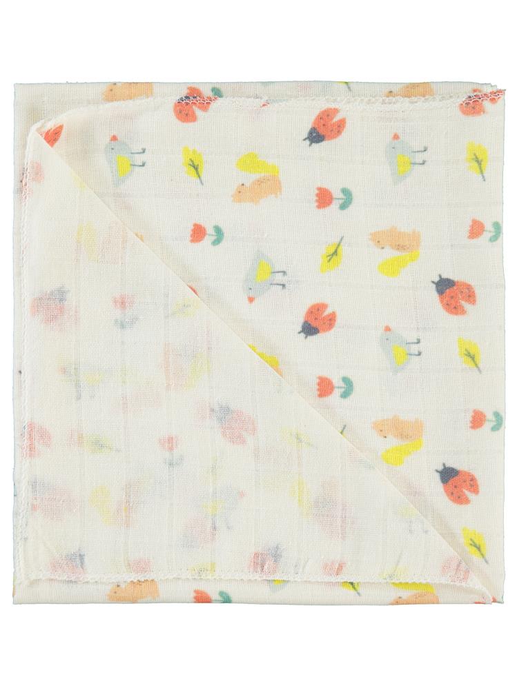 Civil Baby Uğur Böceği Empirme 75X75Cm Battaniye - Ekru