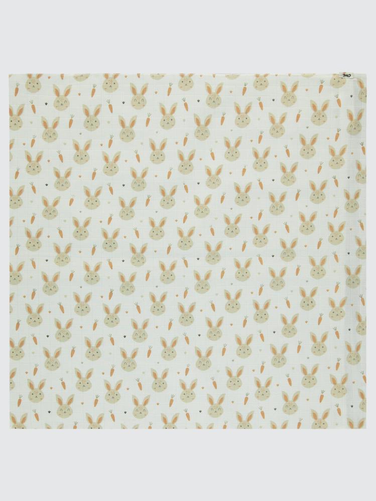 Civil Baby Tavşan Empirme 75X75Cm Battaniye - Ekru