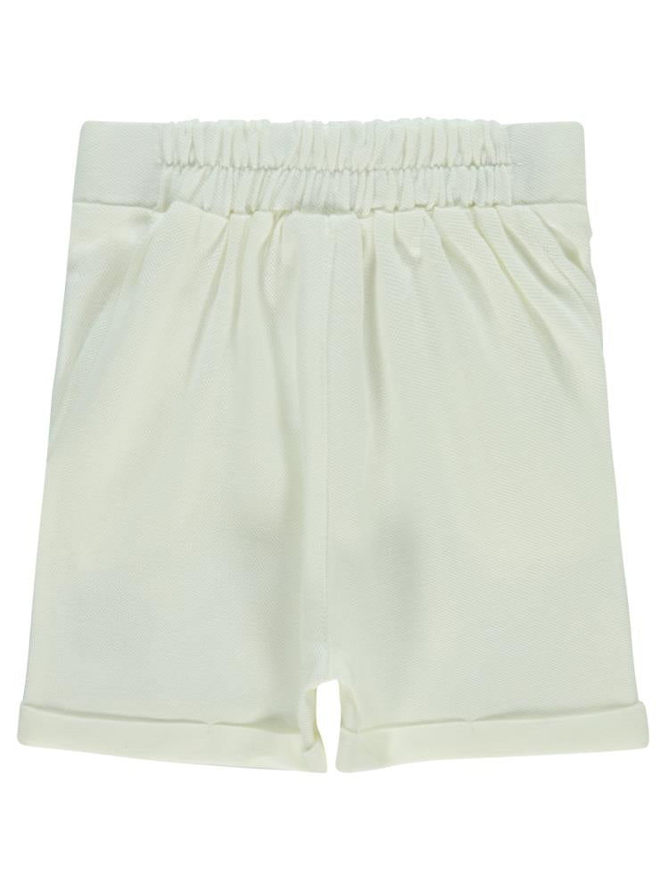 Civil Baby Süs Etiketli 6-18 Ay Şort - Beyaz