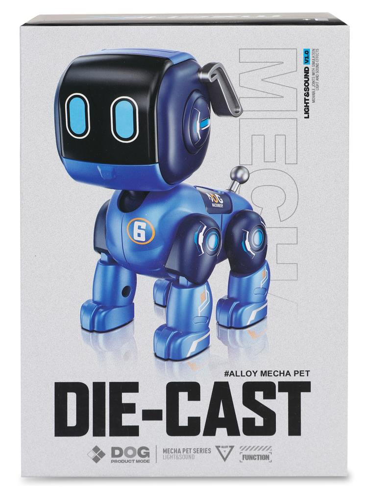 Seher Oyuncak Işıklı ve Sesli Robot Köpek - Mavi