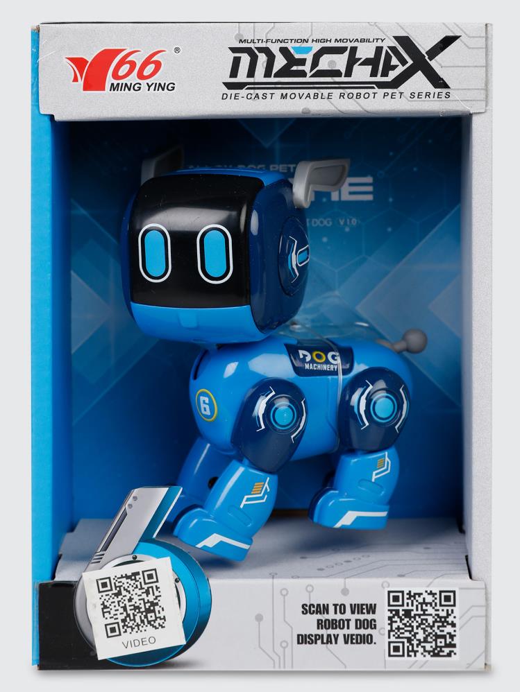 Seher Oyuncak Işıklı ve Sesli Robot Köpek - Mavi