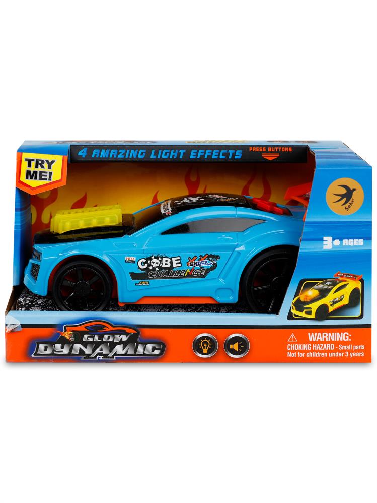 Seher Oyuncak Sesli ve Işıklı Yarış Arabası - Mavi