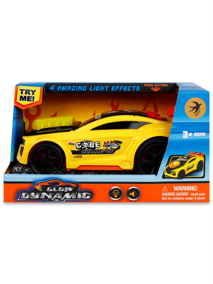 Seher Oyuncak Sesli ve Işıklı Yarış Arabası - Sarı