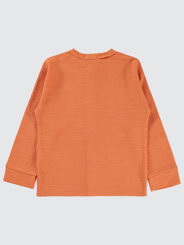 Civil Boys Çzgili 6-9 Yaş Gömlek - Turuncu