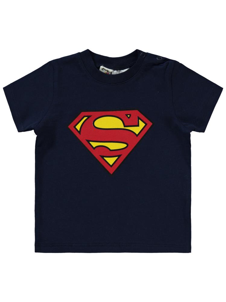 Superman Baskılı 6-18 Ay Takım - Lacivert