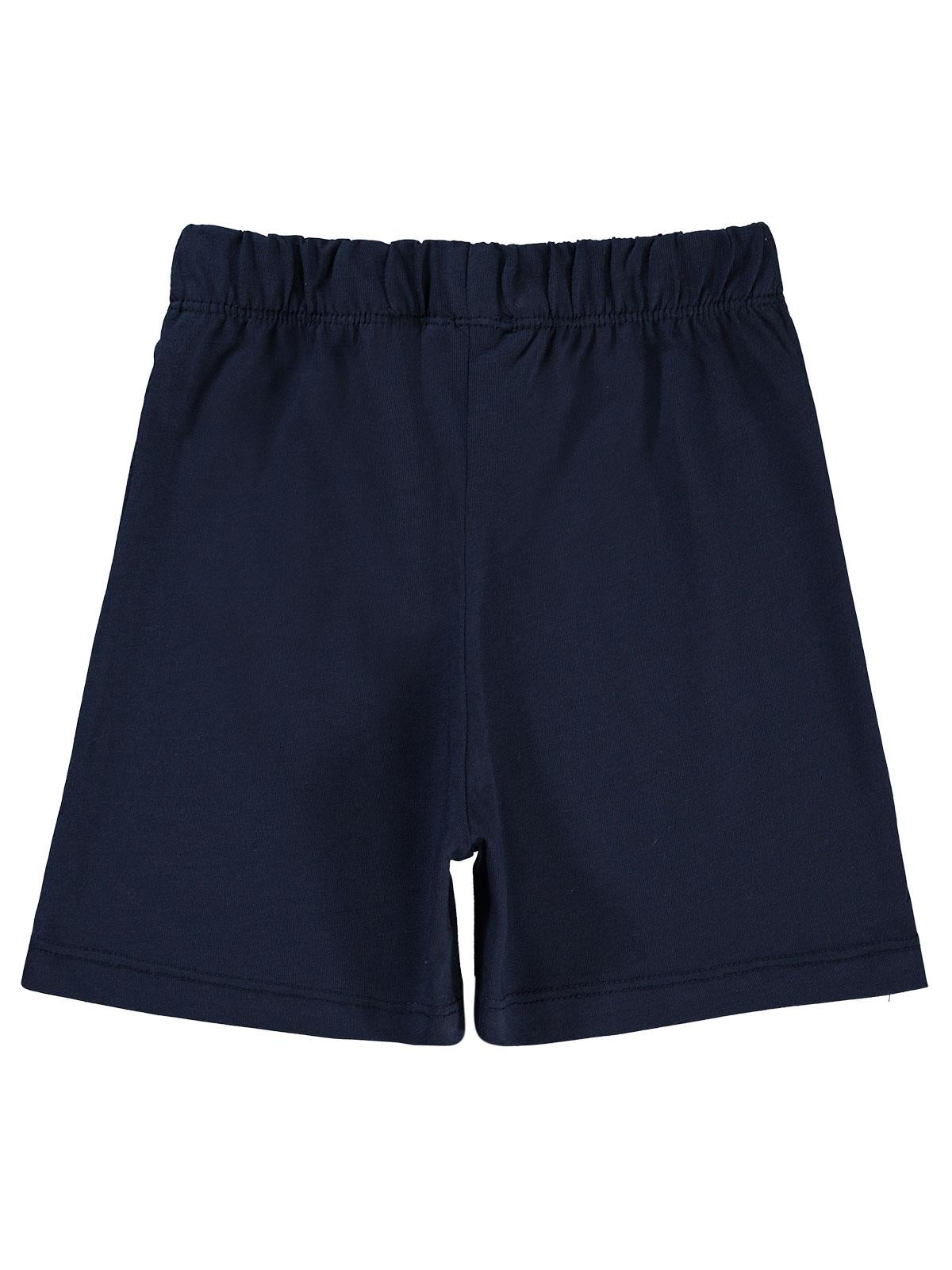 Civil Boys Köpek Balığı Baskılı 2-5 Yaş Şort - Mavi