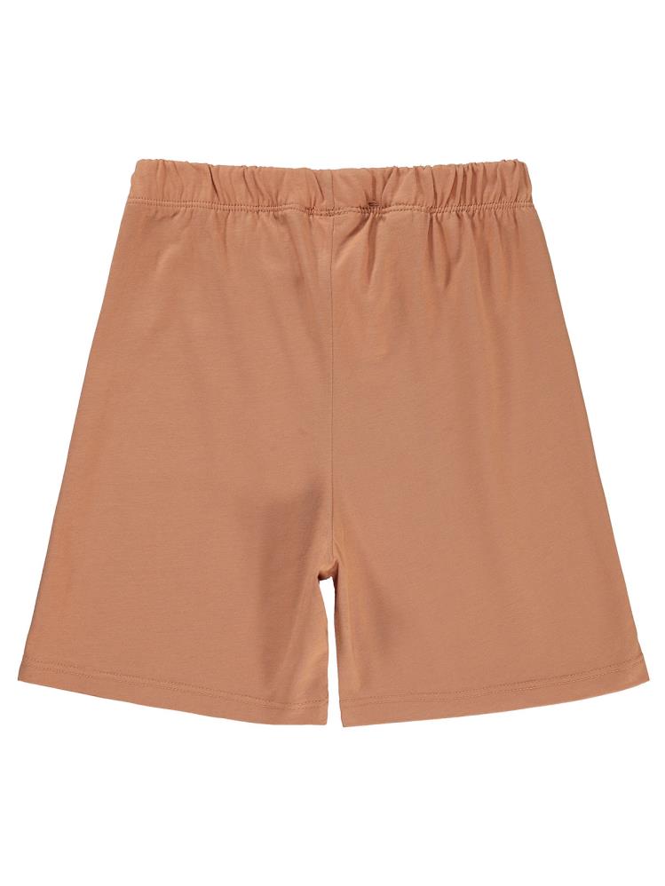 Civil Boys Futbol Topu Baskılı 6-9 Yaş Şort - Turuncu