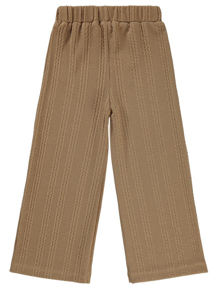 Civil Girls Bol Paça 10-13 Yaş Pantolon - Bej