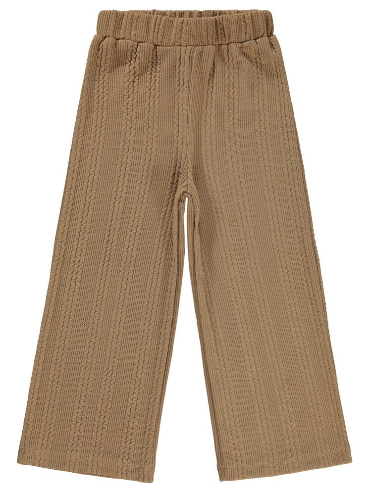 Civil Girls Bol Paça 10-13 Yaş Pantolon - Bej