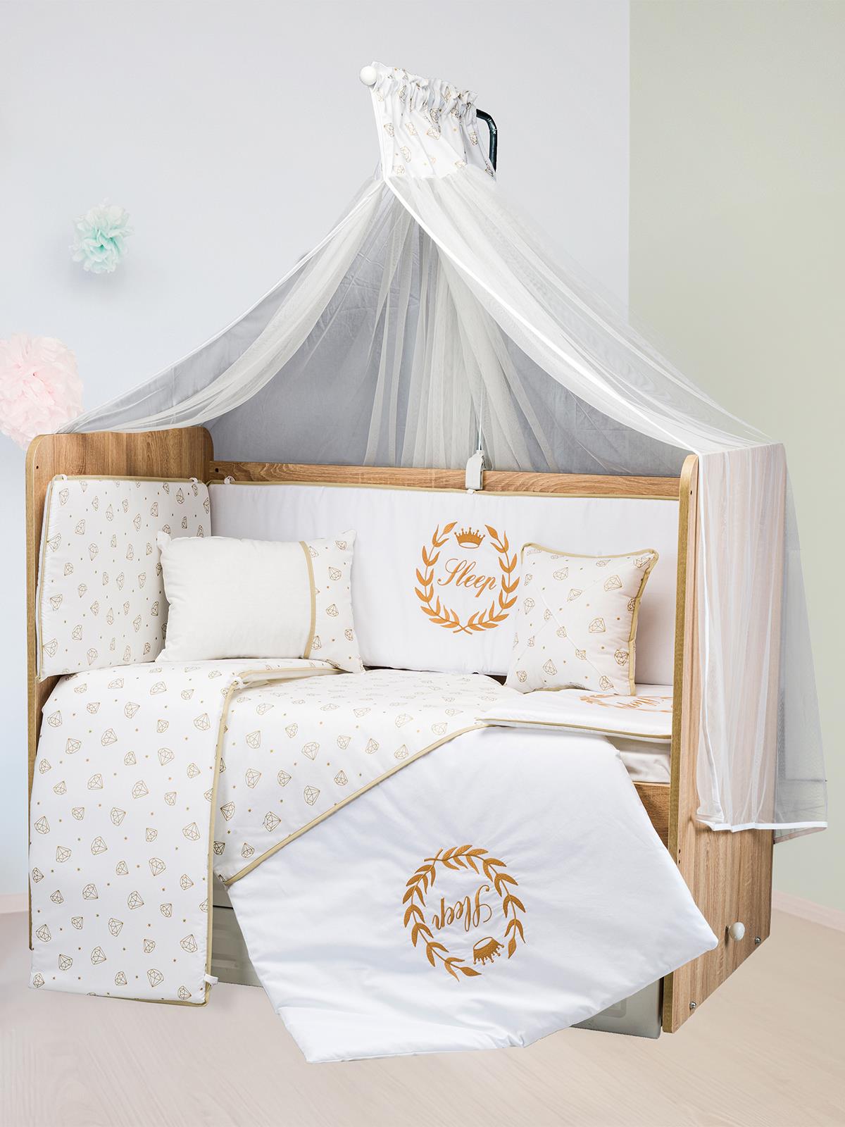 Aras Bebe Sleep Uyku Seti 60x120 Cm - Kahverengi
