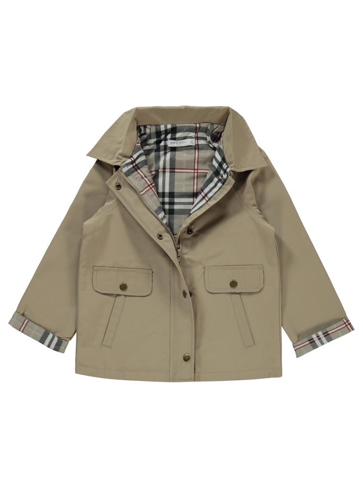 Pierre Cardin Trençkot 6-9 Yaş Ceket - Bej
