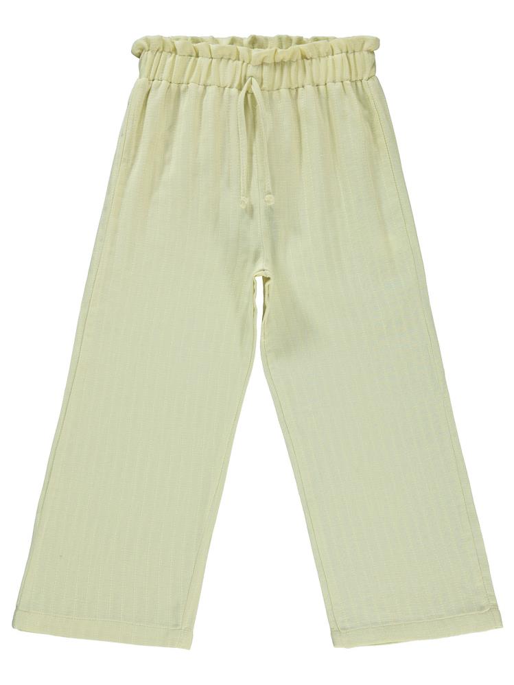 Civil Girls Bol Paça 6-9 Yaş Pantolon - Bej