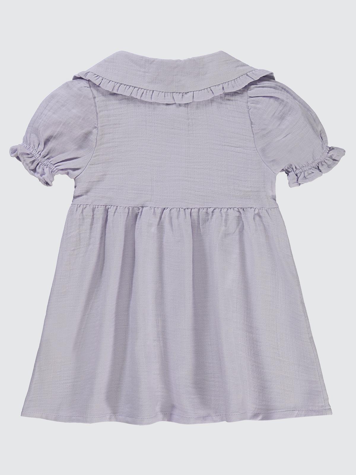Civil Girls Yakalı 2-5 Yaş Elbise - Lila