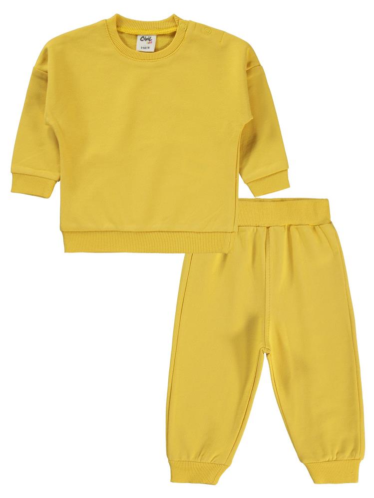 Civil Baby Basic 6-18 Ay Takım - Hardal