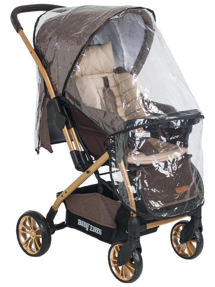 Baby Enzo Step25 Çift Yönlü Bebek Arabası - Siyah