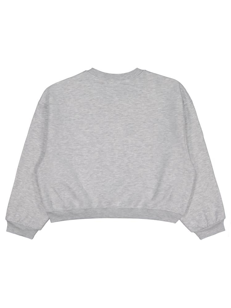 Civil Girls Düz 10-13 Yaş Sweatshirt - Gri