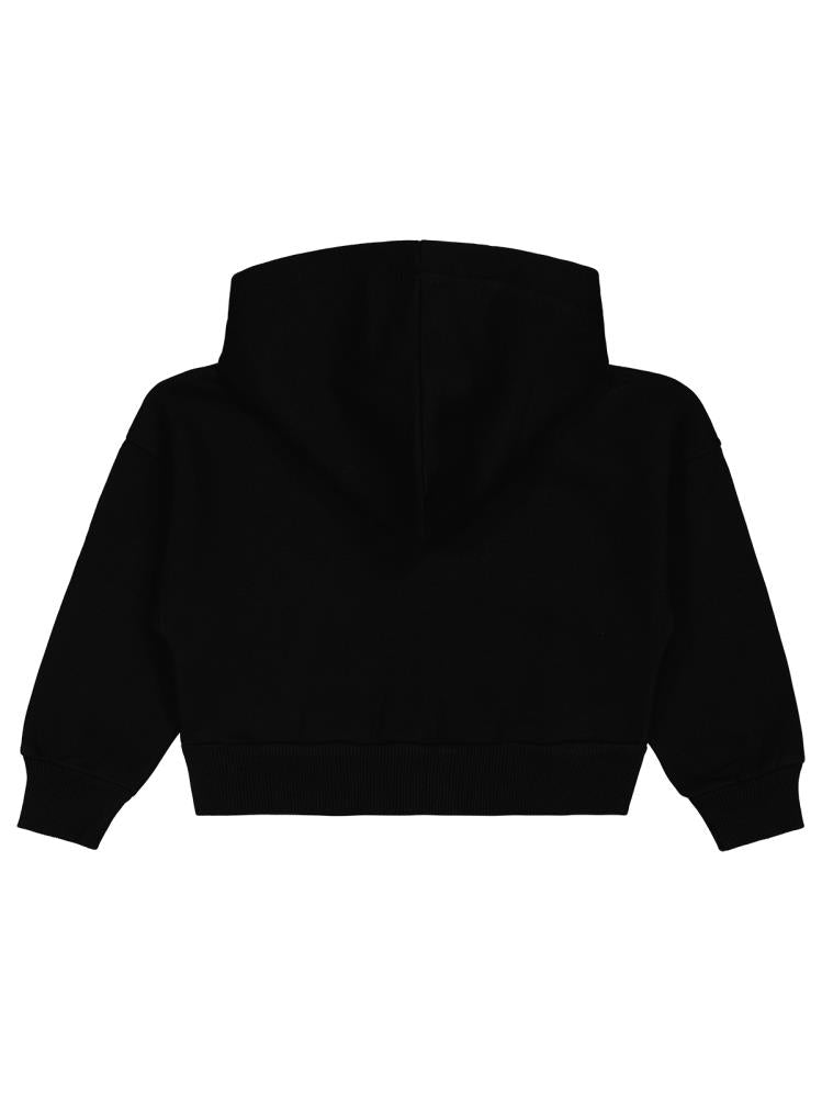 Civil Girls Düz 2-5 Yaş Hırka - Siyah