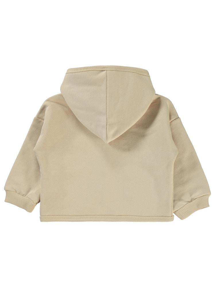 Civil Baby Kapüşonlu 6-18 Ay Hırka - Bej