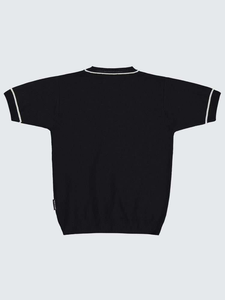 Pierre Cardin Triko Tişört 6-9 Yaş Tişört - Siyah