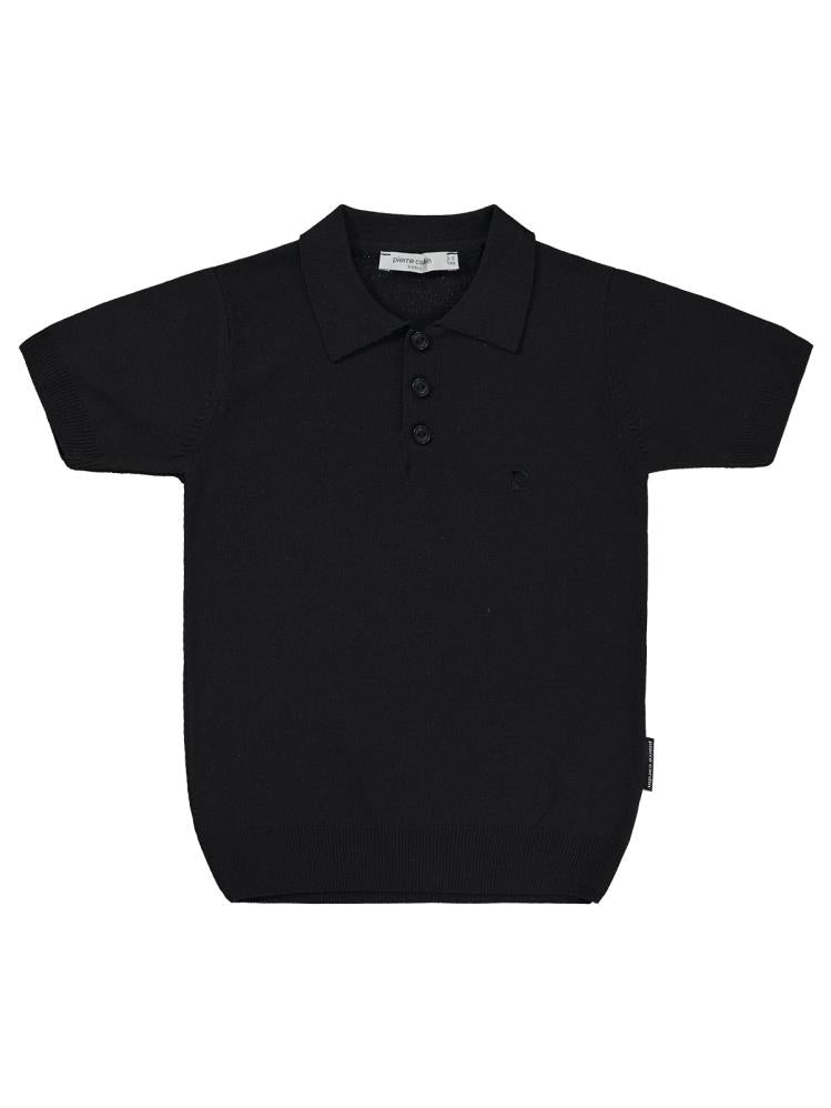 Pierre Cardin Triko Tişört 2-5 Yaş Tişört - Siyah