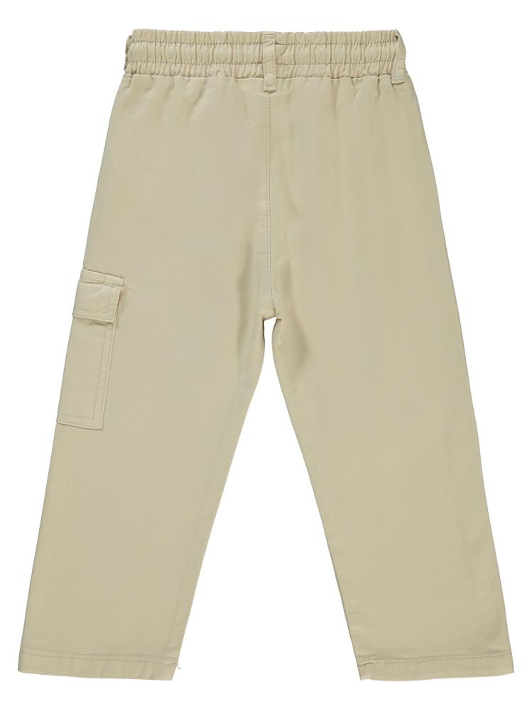 Pierre Cardin Armalı Kargo Cepli 2-5 Yaş Pantolon - Bej