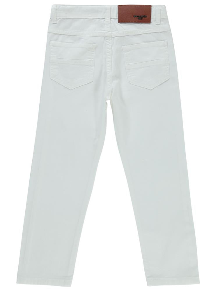 Pierre Cardin Basic 6-9 Yaş Pantolon - Beyaz