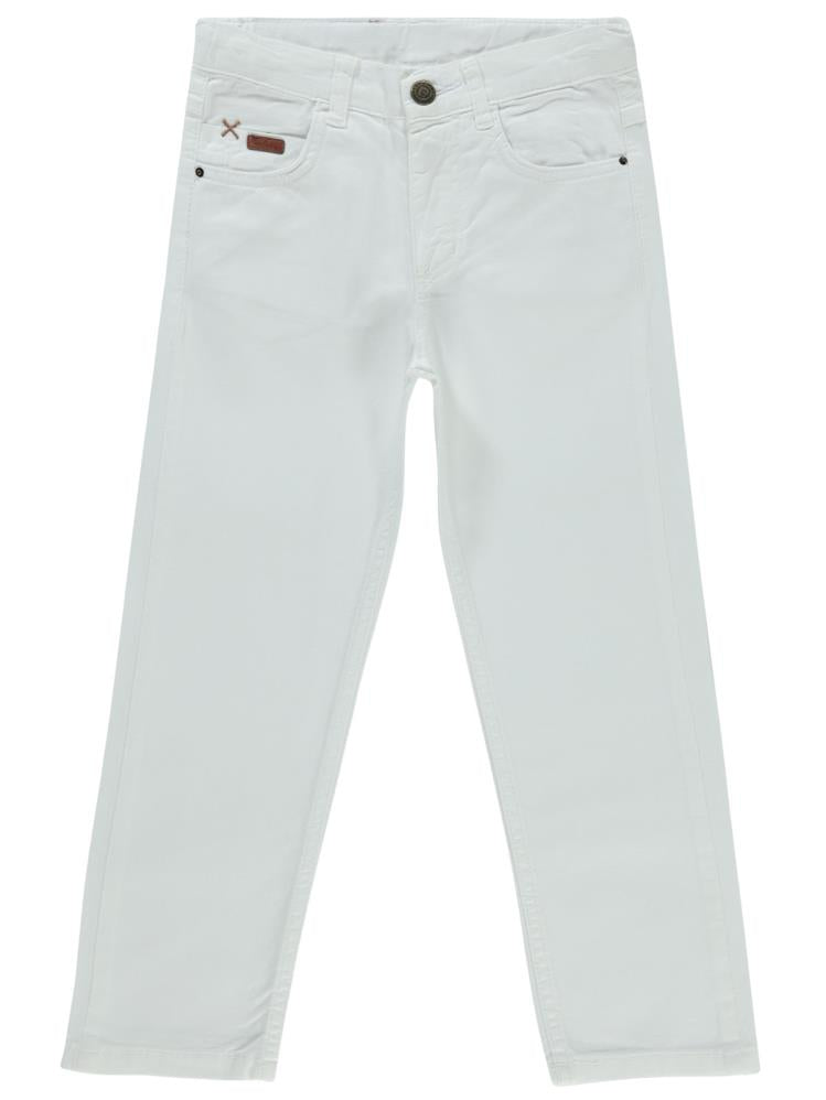 Pierre Cardin Basic 6-9 Yaş Pantolon - Beyaz