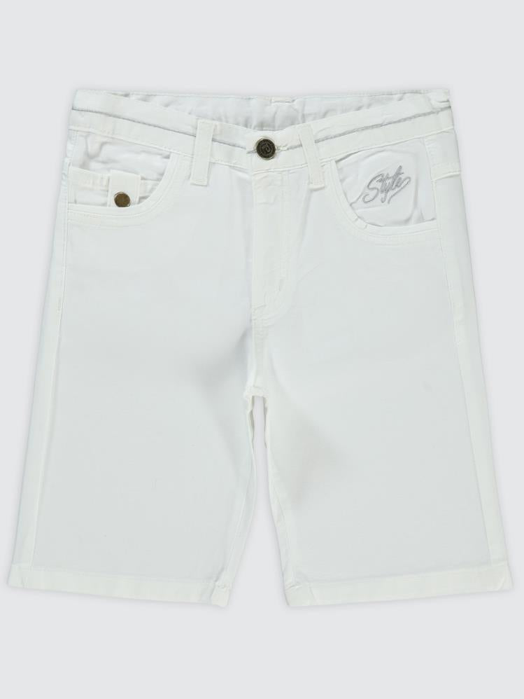 Pierre Cardin Basic 10-12 Yaş Kapri - Beyaz