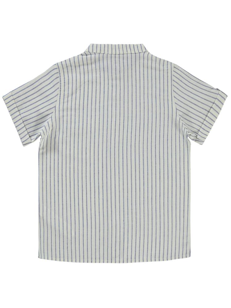 Pierre Cardin Çizgili 10-12 Yaş Gömlek - Lacivert