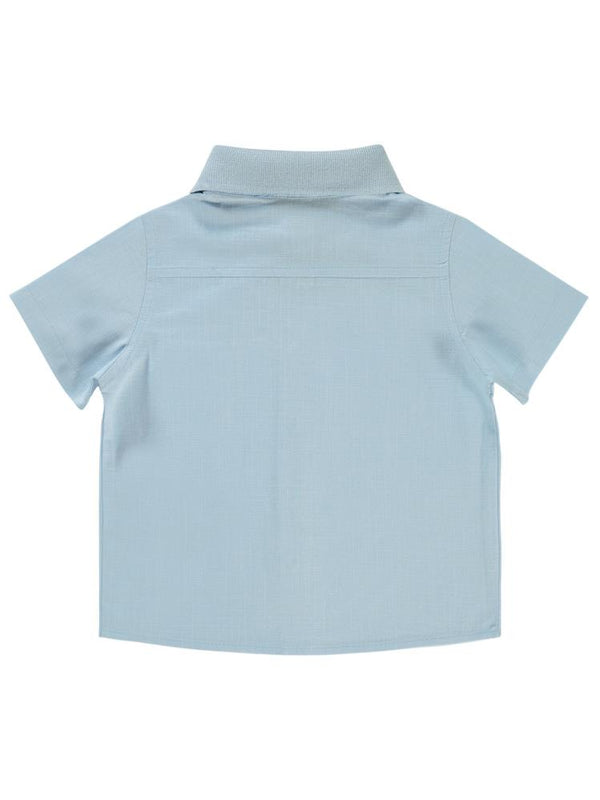 Pierre Cardin Armalı Cepli 2-5 Yaş Gömlek - Mavi