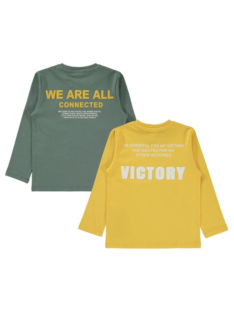 Civil Boys We are all Baskılı 2'li 5-13 Yaş Sweatshirt