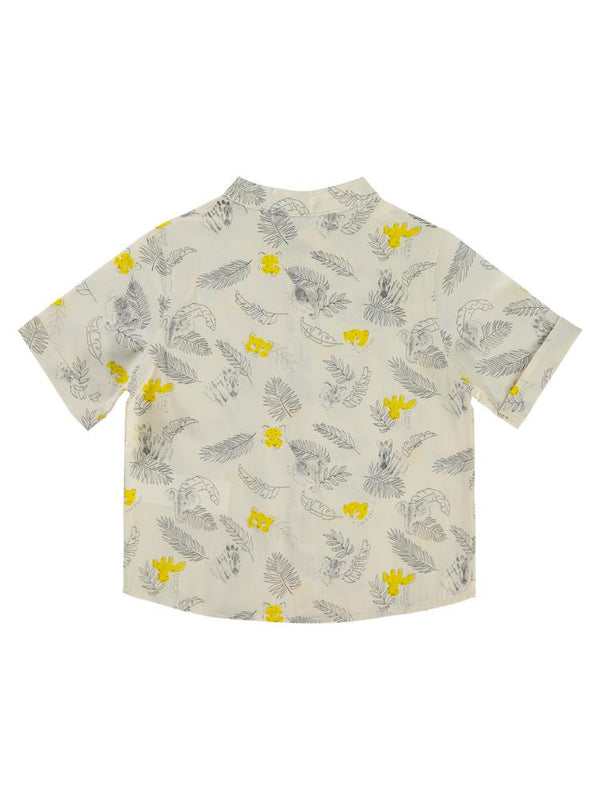 Civil Boys Yaprak Kaplan Desenli 2-5 Yaş Gömlek - Hardal