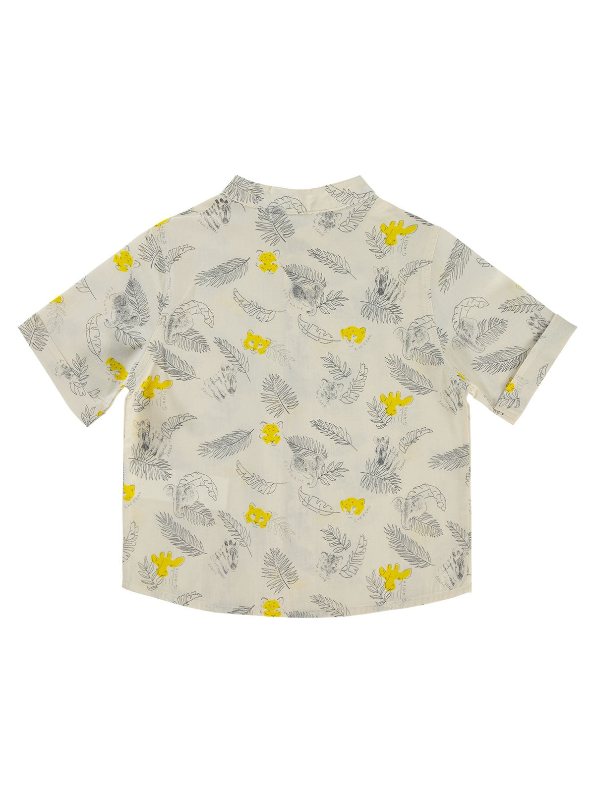 Civil Boys Yaprak Kaplan Desenli 2-5 Yaş Gömlek - Hardal