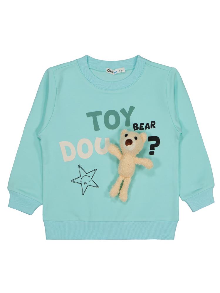 Civil Boys Toy Dou Baskılı 2-5 Yaş Eşofman Takımı - Yeşil